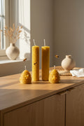 Velas de cera de abeja para ritual