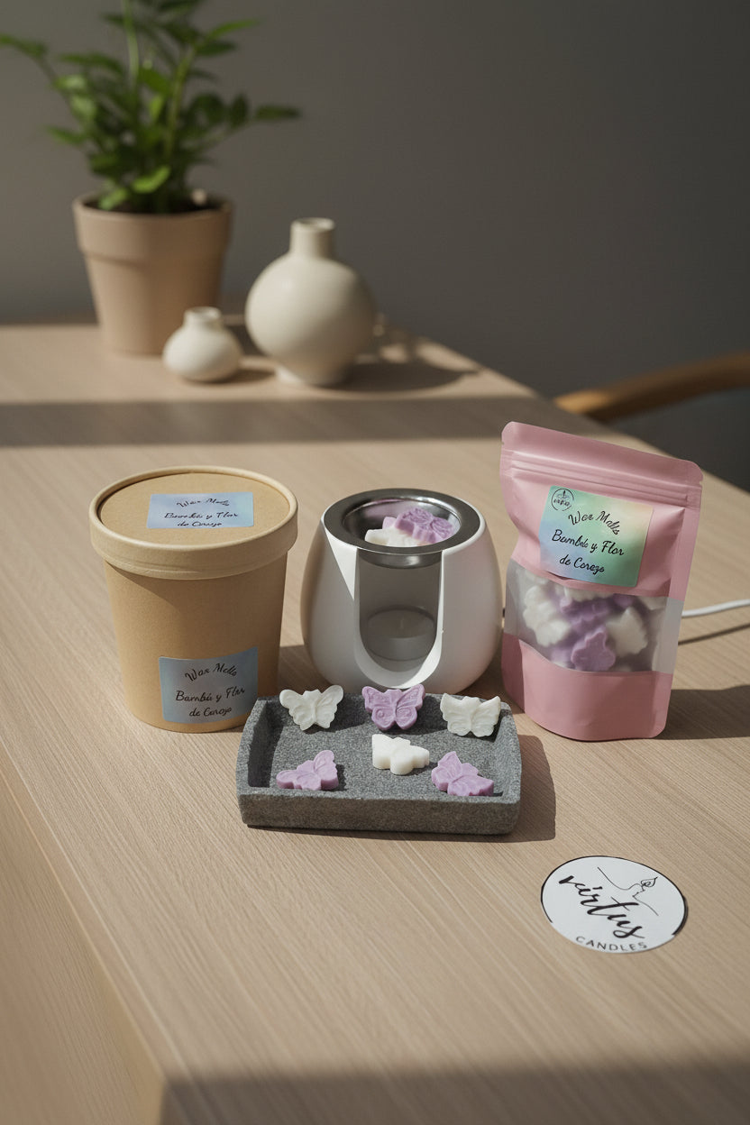 Waxs melts de Bambú y Flor de Cerezo